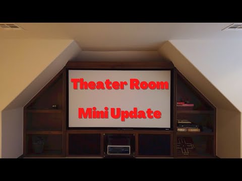 Mini Theater Room Update - New Equipment for an Existing Setup!