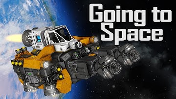 How to Get to Space in Space Engineers (and Automating it) | Space Engineers Tutorial