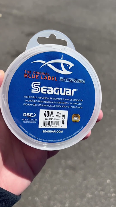 IceX- Seaguar Fluorcarbon Fishing Line Built for Cold Water. 