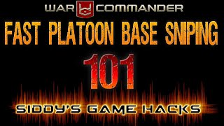 War Commander - Fast Toon & Base Attacking 101 - PvP.
