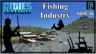Cities: Skylines How to Set up a Fishing Industry and Village PS4 New Brighton Let's Play S04E46 screenshot 4