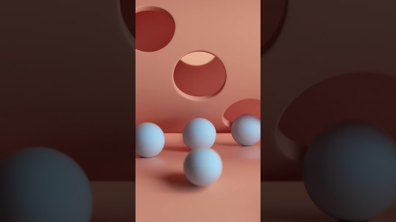 Satisfying video| rolling balls | satisfying | #satisfying #satisfyingvideo #3d #animation #shorts