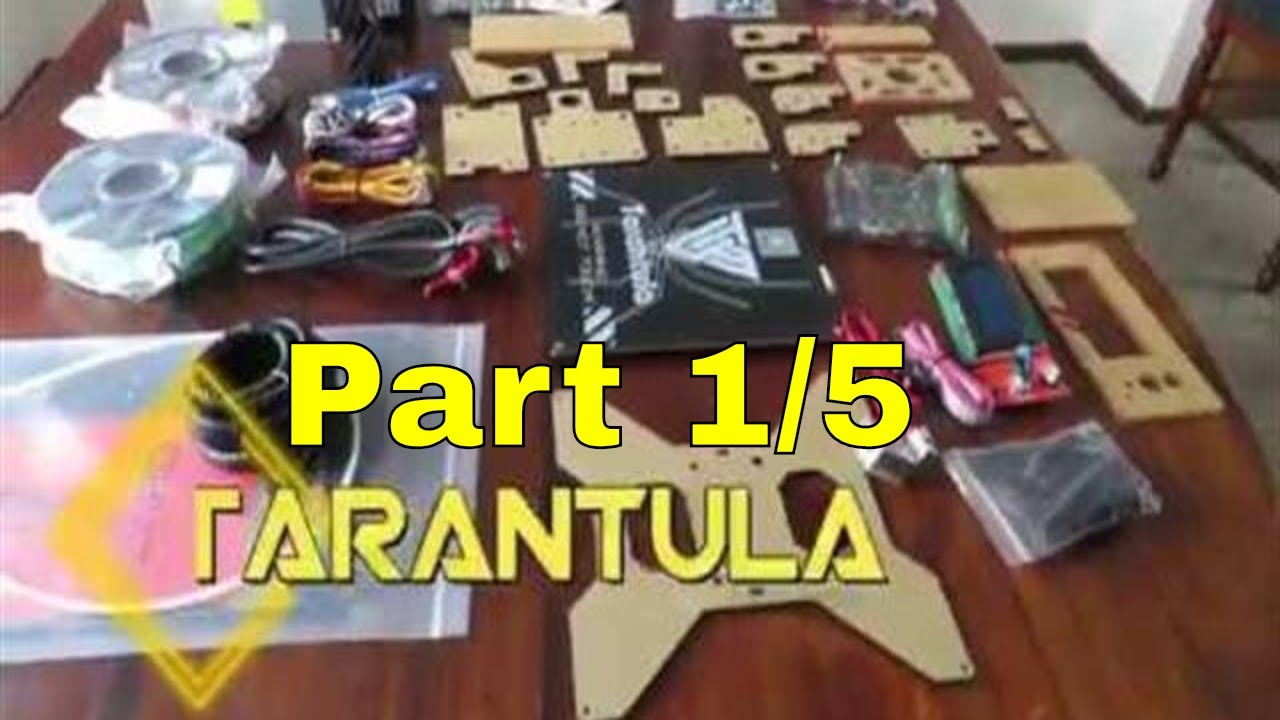 📌 Part 1/5 - Full Build Assembly Tevo Tarantula 3D Printer Kit Guide - YouTube