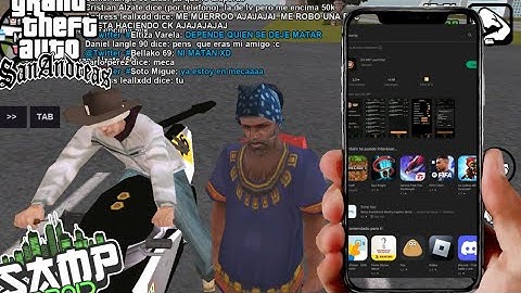 Como Jugar GTA San Andreas Multiplayer en android (Sampdroid)|Muy bien explicado