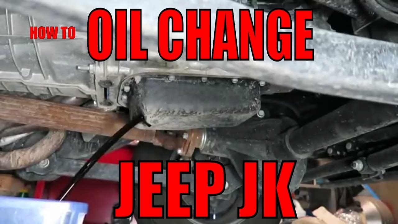 How to do an Oil Change in a 2017 Jeep JK - YouTube