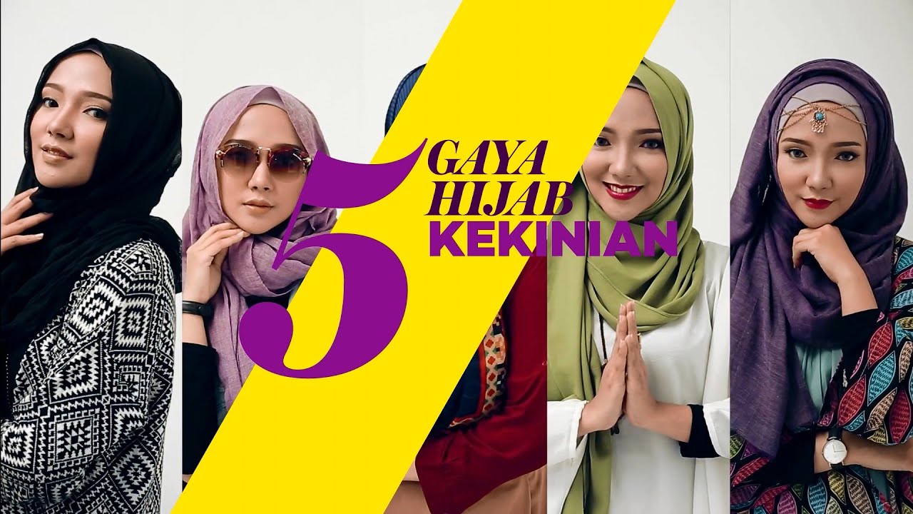 Hijab Tutorial 5 Gaya Hijab Kekinian YouTube