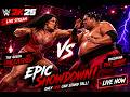 WWE 2K25 LIVE - Legends & Custom Characters Clash! Epic fantasy match ep-06