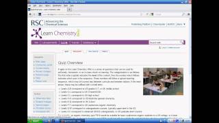Learn Chemistry Wiki Site Tour (Jan 2012)