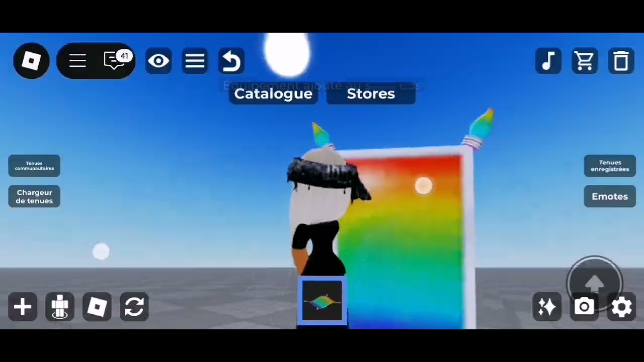 Tuto comment avoir le tapis volant sur créateur d'avatar