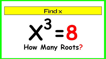 🔴A Nice Math Olympiad Exponential Equations x³=8 | How Many Roots?