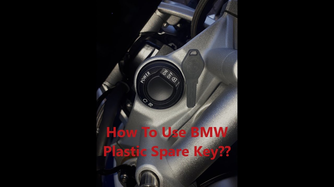 R1250R Sport How To Use BMW Spare Key YouTube