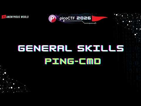 Ping CMD Pico CTF 2026 Walkthrough | General Skills