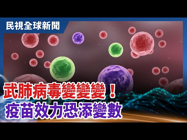 【民視全球新聞】武肺病毒變變變！疫苗效力恐添變數 2021.01.24