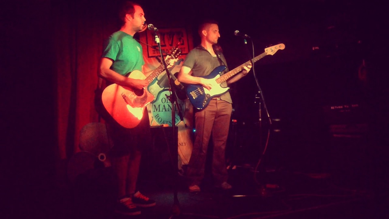 Performing "Below See Level"  with the amazing Max Crawford (Old Manly Boatshed 2014)