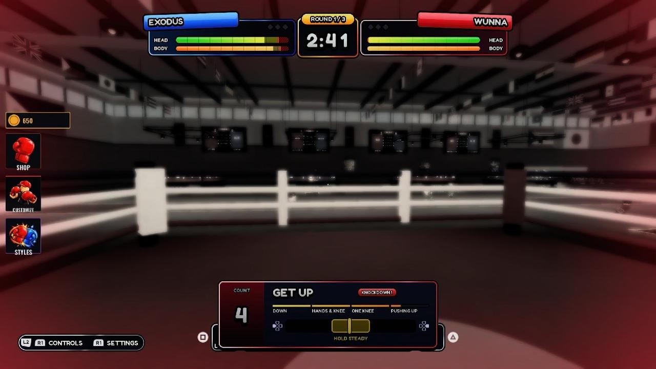 First Person Boxing short ring clip