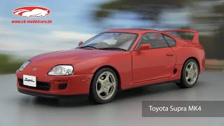 Solido 1:18 Toyota Supra MK4 year 1993 red S1807601 model car