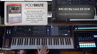 Arturia Polybrute Famous Song Patches from the Fundamentals Soundset