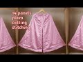 14 panels kaliyon vala shrara cutting stitching full tutorial #video #easystitch 