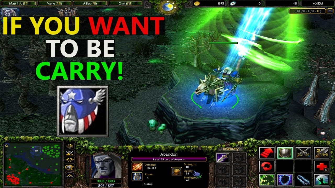 Abbadon Carry - Aphotic Knight | Chaoss vs Shao | RGC - YouTube