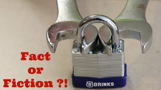 The TRUTH about HOW TO OPEN a LOCK with a NUT wrench!