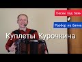 Куплеты Курочкина + разбор на баяне! Из к/ф "Свадьба с приданым". Обучающее видео.