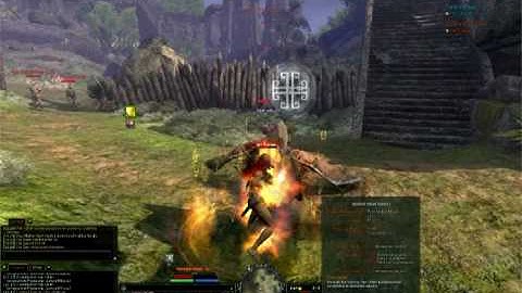 Age of Conan - "Firebender" - Spell Casting Animation "Glitch"