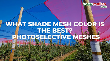 What shade mesh color is the best? photoselective meshes