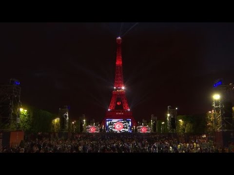 Day 3 Turkey – June 12th - Light Up The Eiffel Tower by Orange – UEFA EURO 2016™