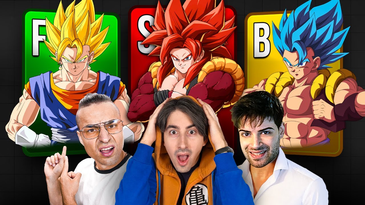 TIER LIST FUSIONI di DRAGON BALL (meglio Gogeta o Vegito?) 👀 ft Gioseph Tuberanza e Blaziken68