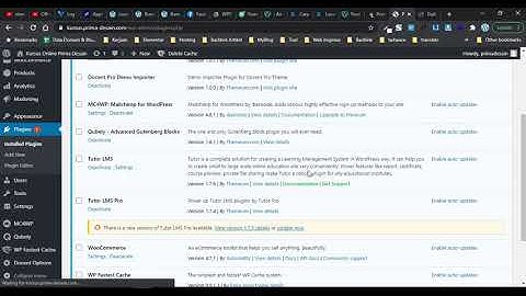 Update Tutor LMS