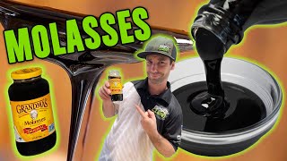 Molasses in the kitchen can sometimes cause a mess. Watch this video on how to clean that stuff up!