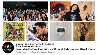 Opus Visual Podcast: Imagining Endless Possibilities - Through Painting and Mixed Media