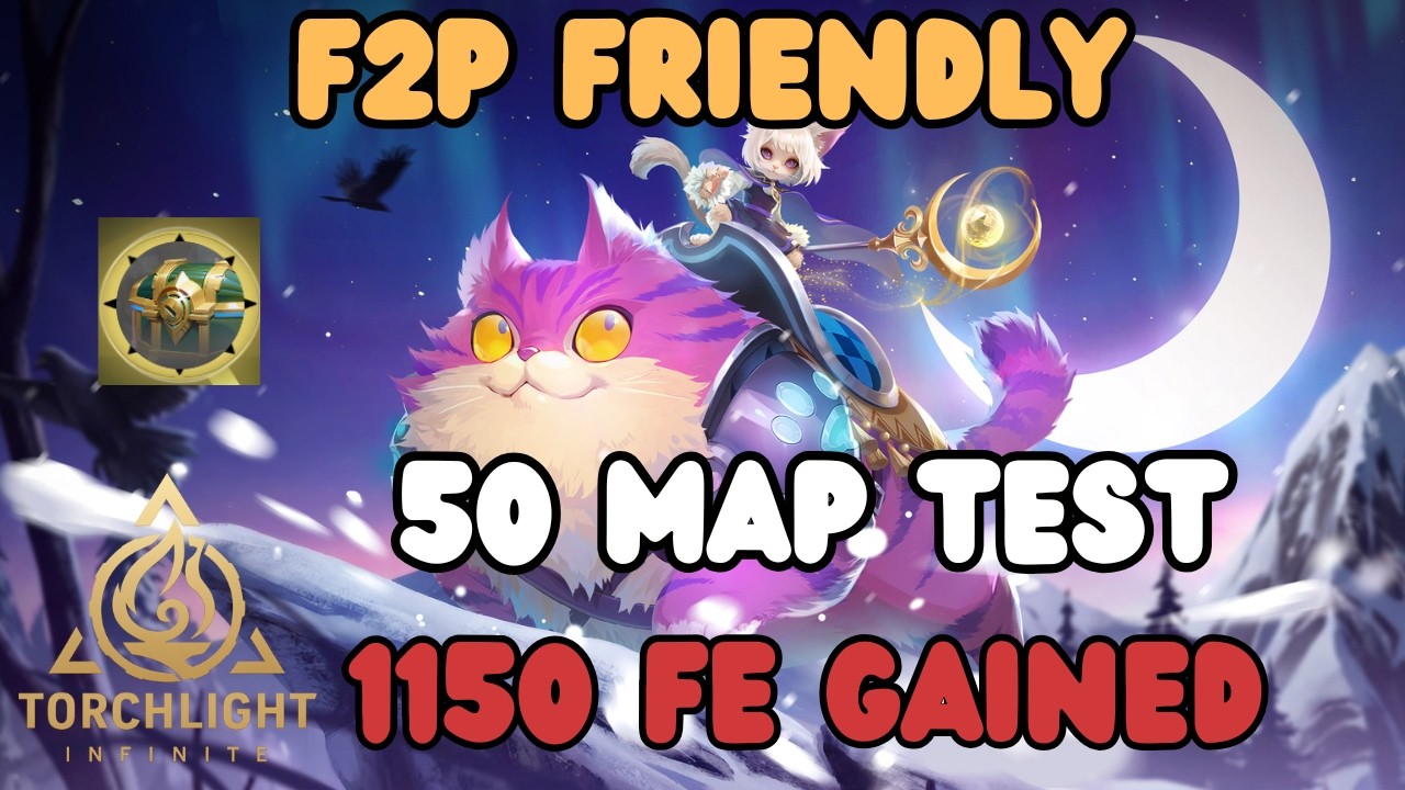 Torchlight Infinite SS11 // Серия "Фарминг для F2P": Тест 50 карт, Божественный сундук 8 уровня /...