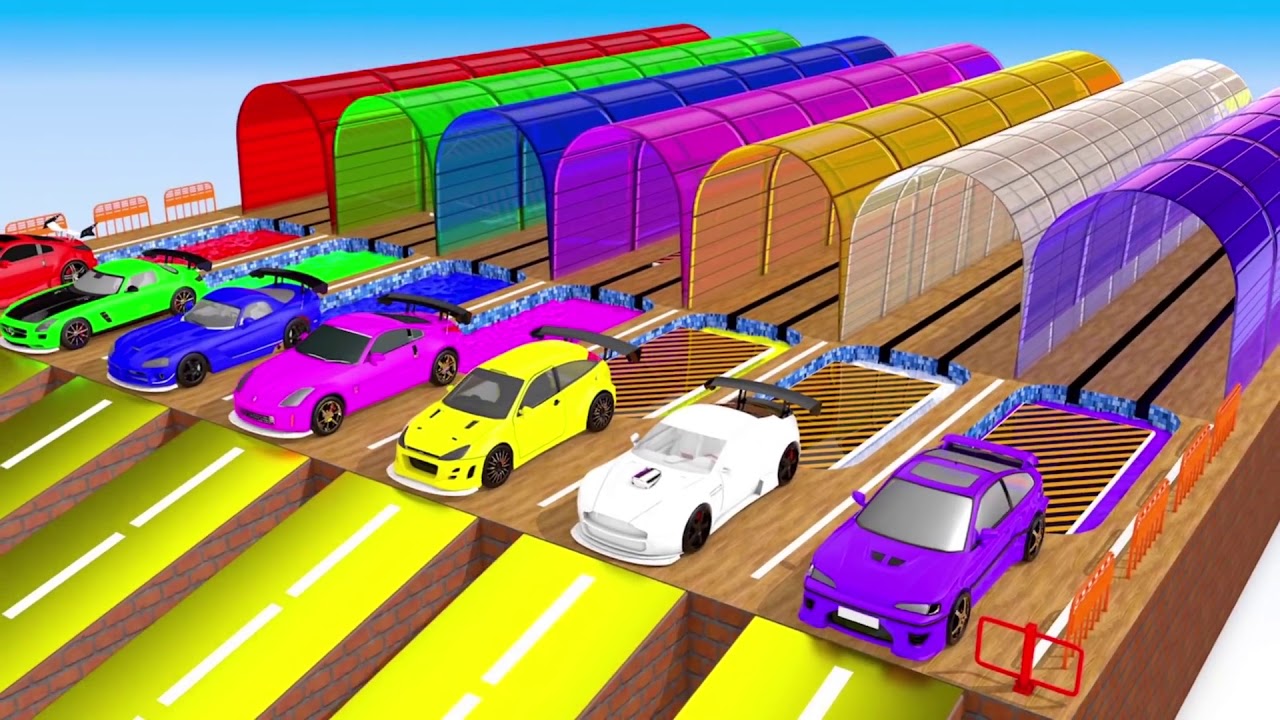 Toy Car racing for kids YouTube