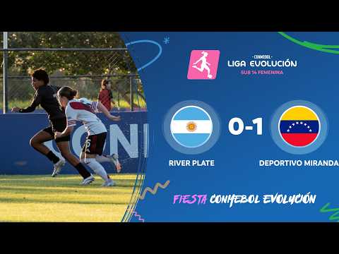 HIGHLIGHTS | RIVER PLATE 0-1 DEPORTIVO MIRANDA | SUB14 FEMENINA | Fiesta CONMEBOL Evolución 2026 — football highlights