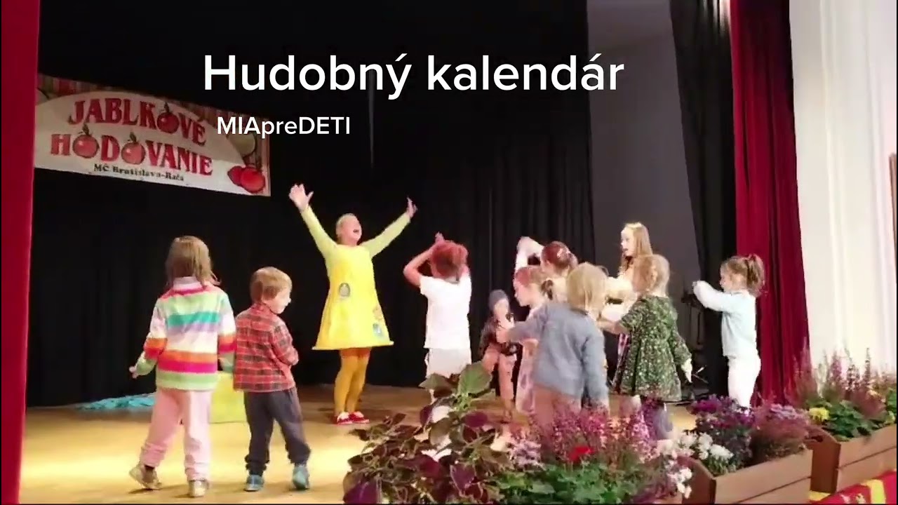 HUDOBNÝ KALENDÁR o mesiacoch v roku, interaktívny koncert pre deti 💫🫶💃🎤