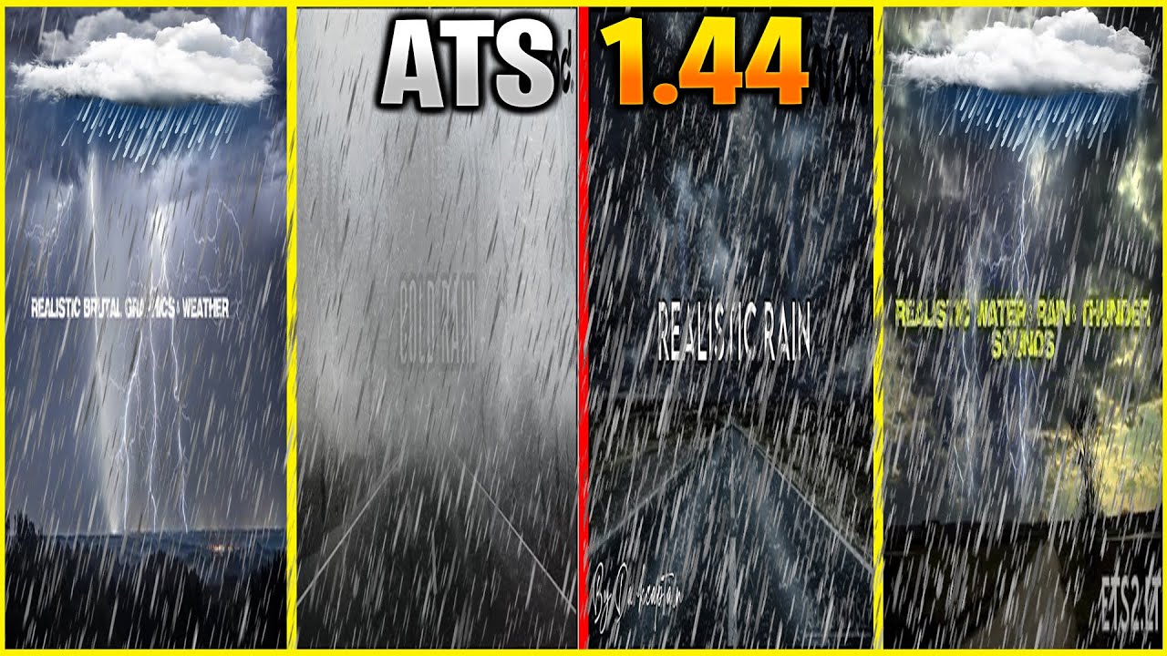 ATS Realistic Weather Mods Comparison for 1.44 | ATS Mods