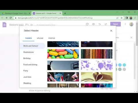 Video Google Forms - 5 Settings and Themes - youtube