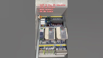 Tủ điều khiển biến tần #techx #dieukhientudong #electrical #electrician #automation #industry