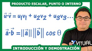 Introduction And Demonstration Of The Scalar Product Of Two Vectors dot Or Inner Product  Vitualu