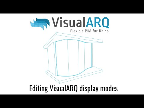 Editing VisualARQ display modes