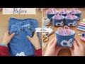 Don’t Throw Old Jeans! 😱 | Before After Organizer DIY 🧵