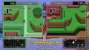 Crossworld Entrance Shuffle 102518. ALTTP Randomizer Daily Race