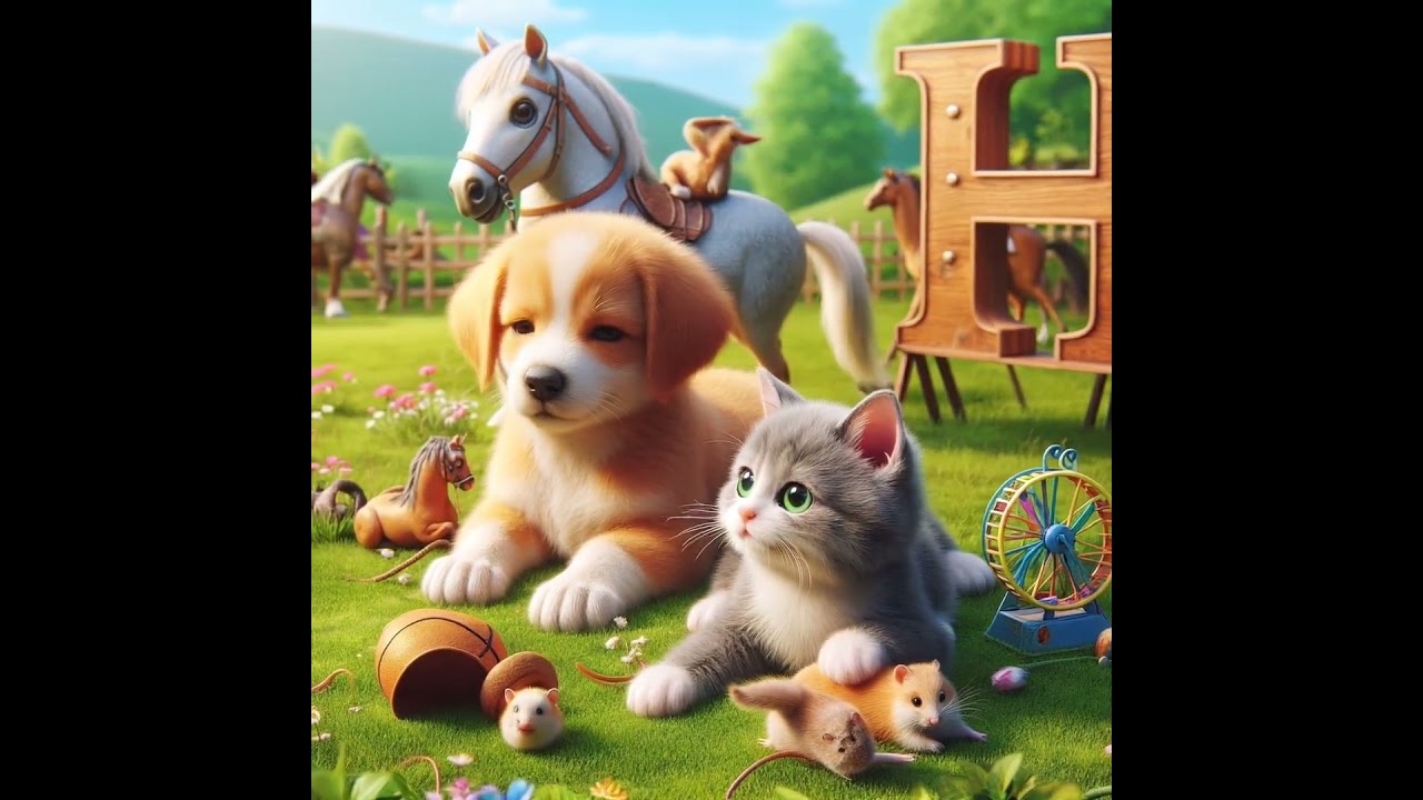 Letter H Song for Kids 🐴🎩🐶 | Learn ABC with Cats & Dogs | H is for Horse, Hamster, Hat! 