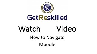 How to Navigate Moodle