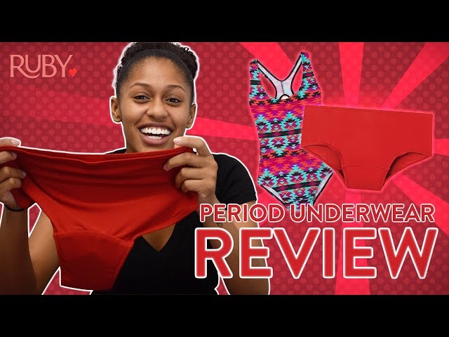Period Underwear & Swimwear Test + Review from Ruby Love 💕 Pad User  Customer 