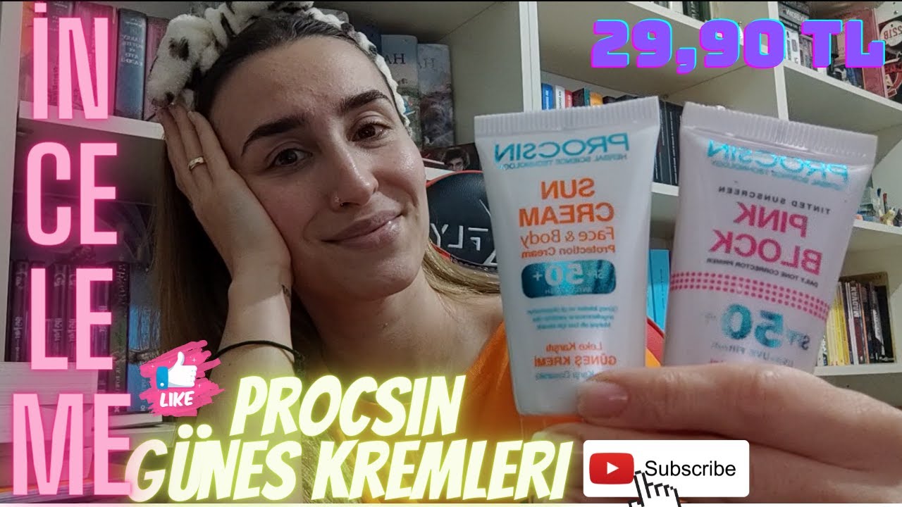Procsin Güneş Kremlerini Deniyorum! Bunlar Nasıl Güneş Kremleri Böyle?!!