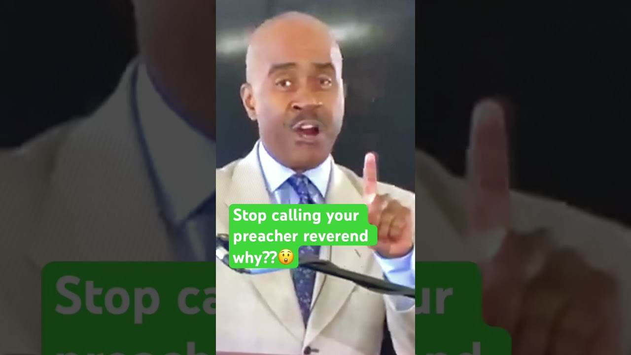 Pastor Gino Jennings- This why you should stop calling your preacher reverend😲😲