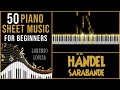 HÄNDEL - Sarabande | Easy Piano Tutorial