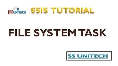 file system task in ssis | copy move delete file using ssis | ssis tutorial part 50